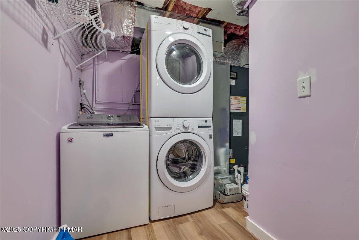 268 Big Pocono Pass Tannersville, PA 18372 - Photo 47 of 66 a utility room with dryer and washer