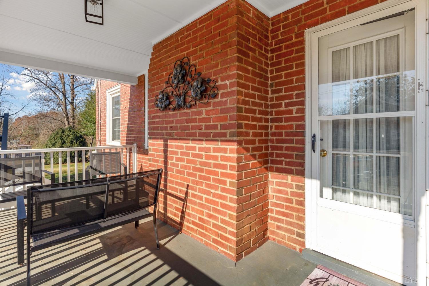133 Ridge Drive Amherst, VA 24521 - Photo 42 of 61 a view of a balcony with a potted plant