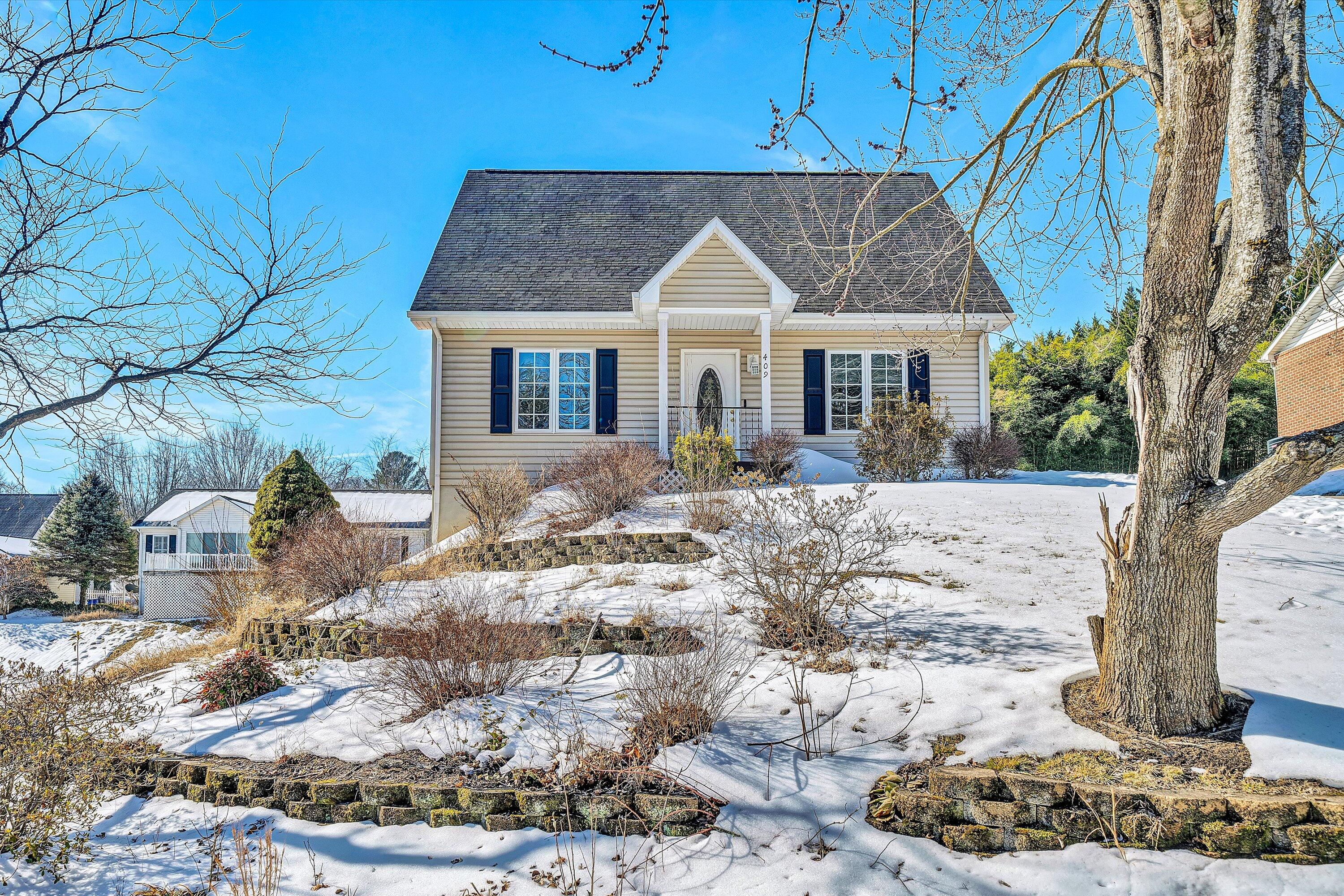 409 Wills Road Lexington, VA 24450 - Photo 1 of 42 a front view of a house with a yard