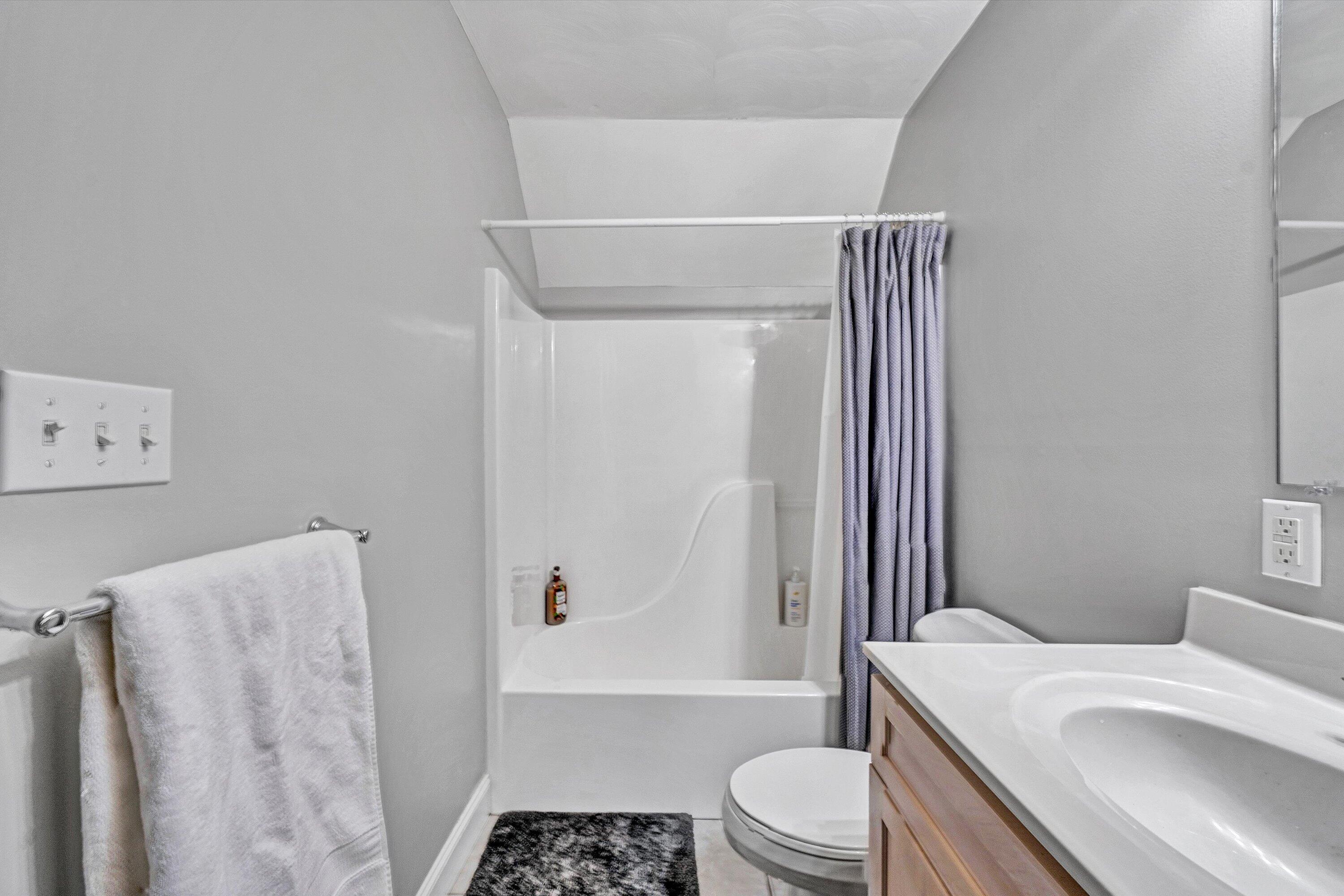 409 Wills Road Lexington, VA 24450 - Photo 28 of 42 a bathroom with a sink toilet and shower