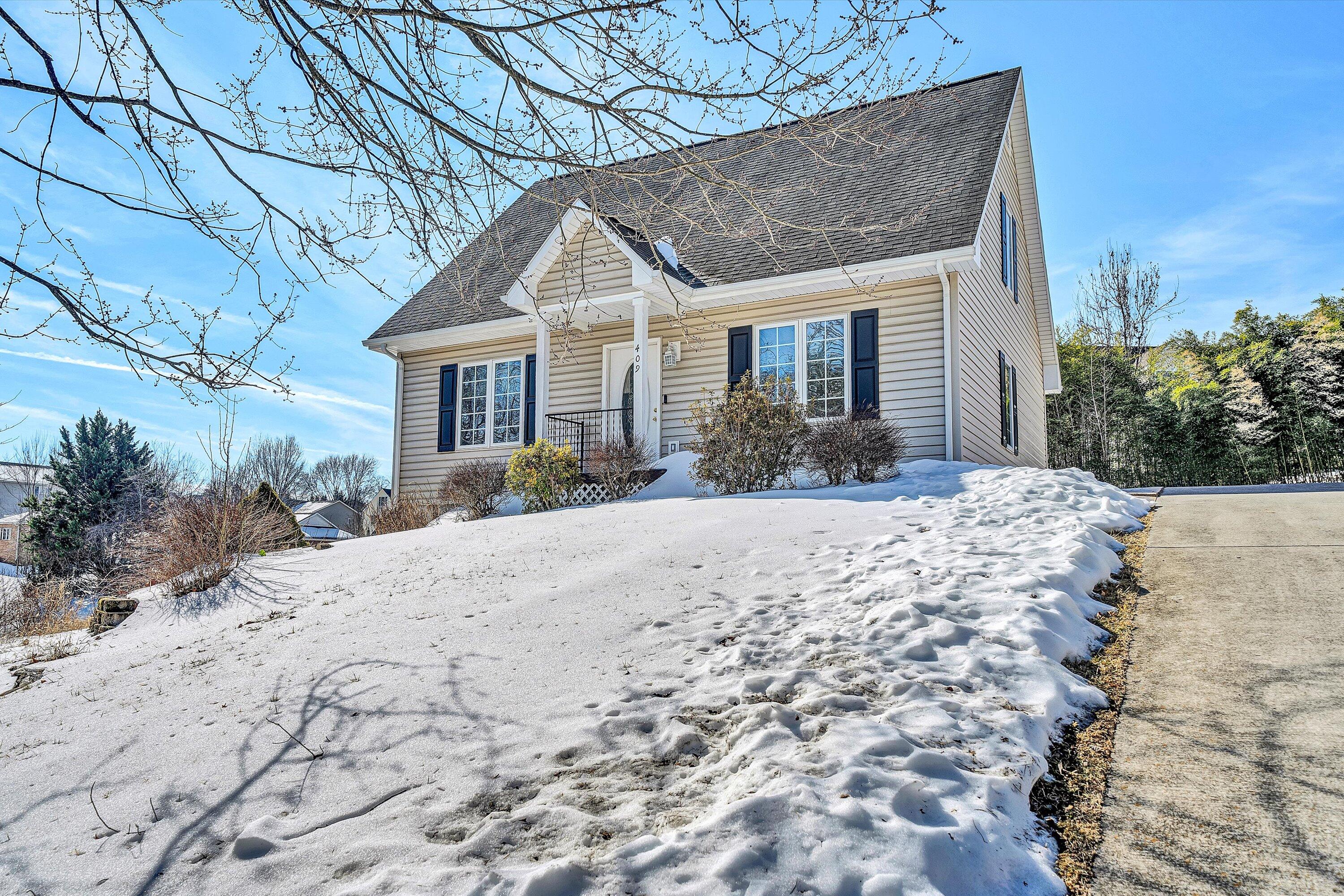 409 Wills Road Lexington, VA 24450 - Photo 40 of 42 a front view of a house with a yard