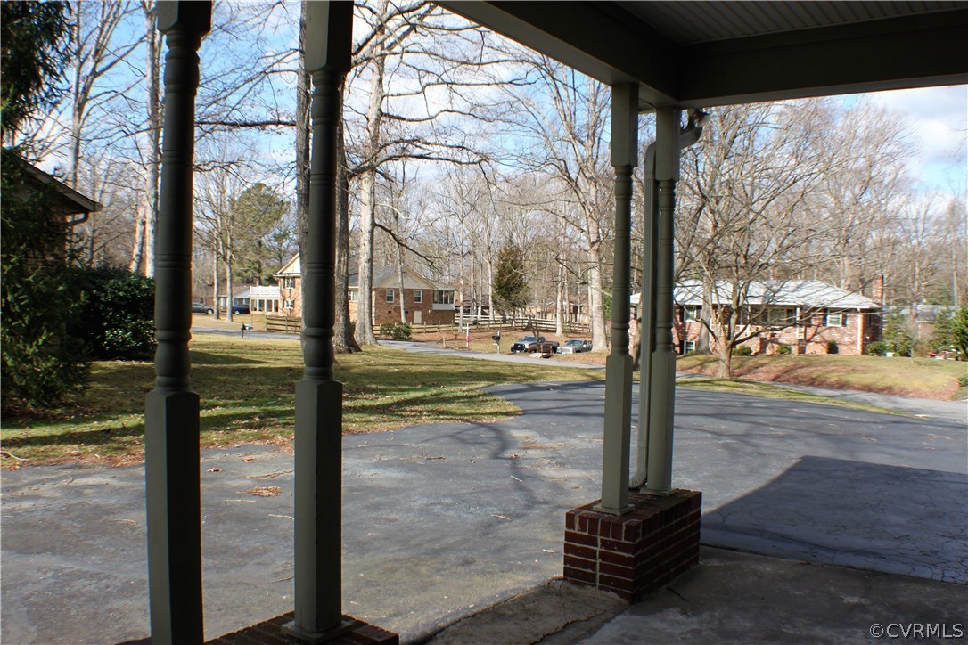 9931 Trebeck Road Chesterfield, VA 23236 - Photo 39 of 43 a view of a door and a yard in the back