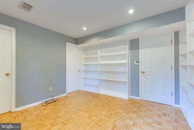 a view of an empty room