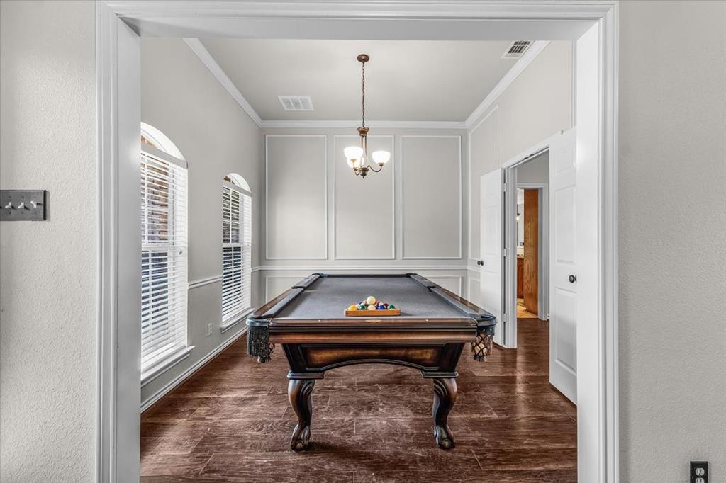 910 Crystal Cove Oak Point, TX 75068 - Photo 8 of 40 a room with pool table and windows