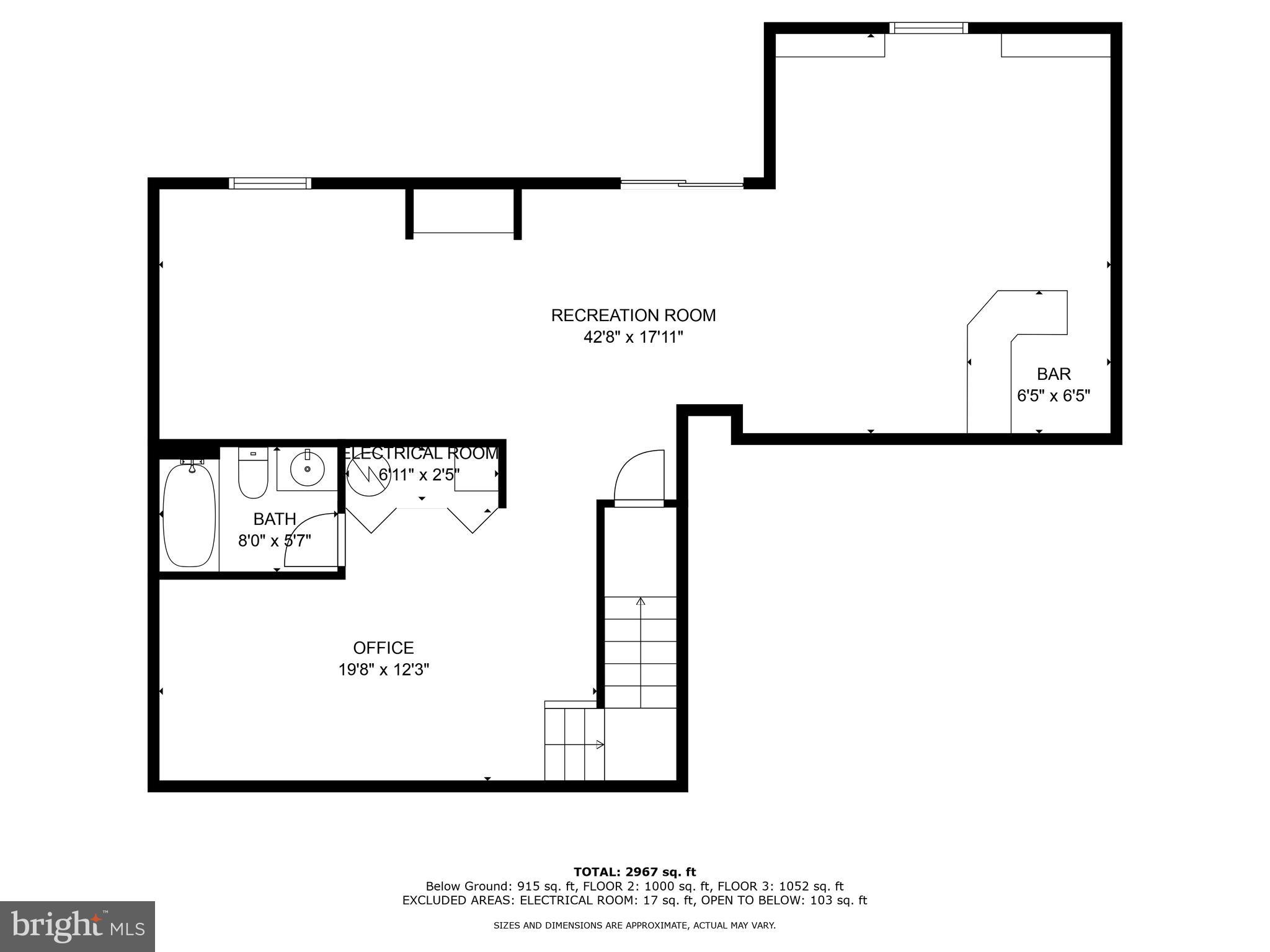 4003 Paige View Road Randallstown, MD 21133 - Photo 61 of 61 Lower Level Floor Plan