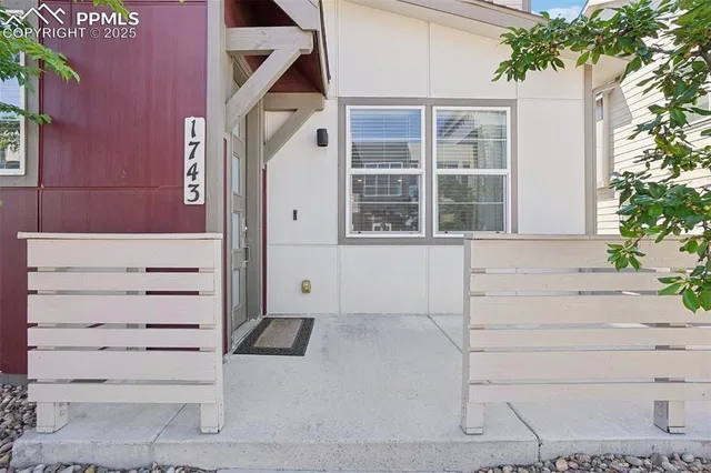 a view of a house with a window