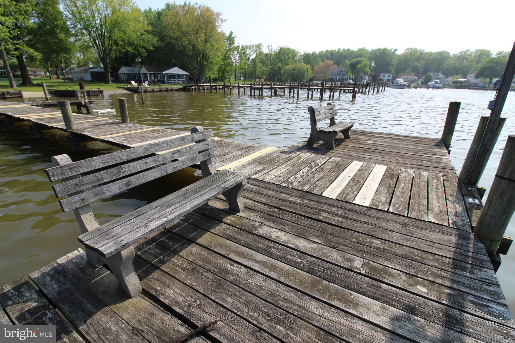 4018 Briar Point Road Baltimore, MD 21220 - Photo 53 of 56 Benches at the end of the pier