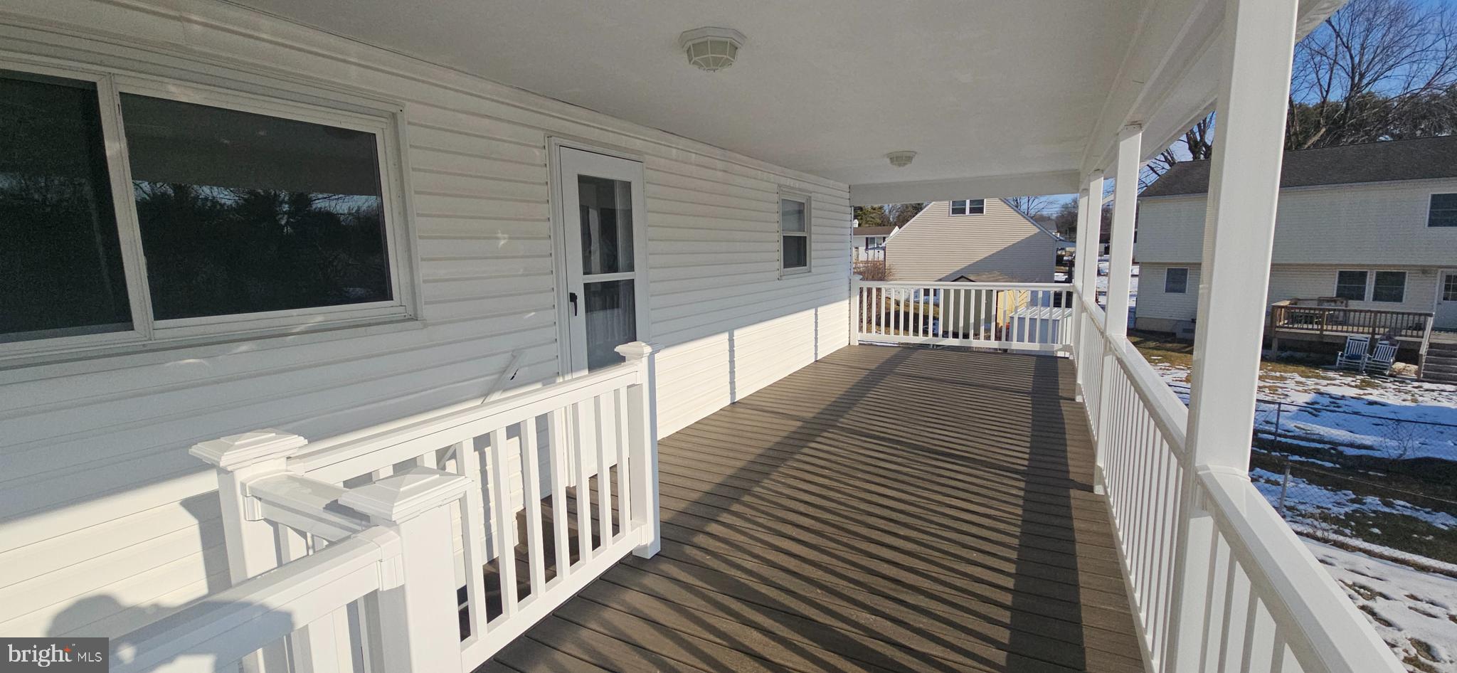 232 Myrtle Avenue Winchester, VA 22601 - Photo 29 of 36 a view of a balcony with wooden floor
