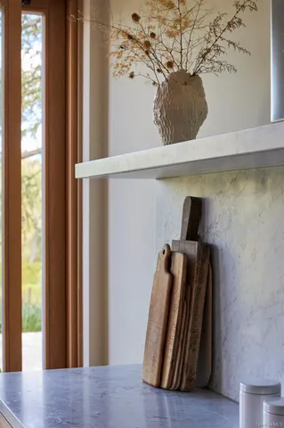 a view of a bathtub in a room