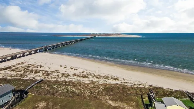a view of an ocean beach