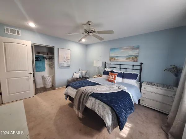 a view of a hallway with entryway