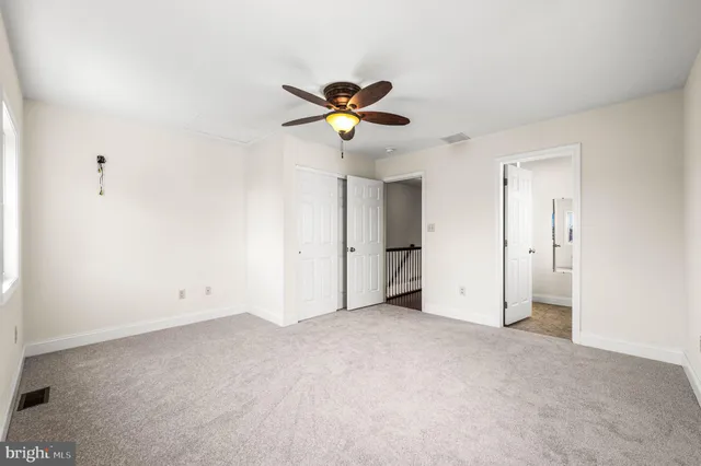 a view of an empty room