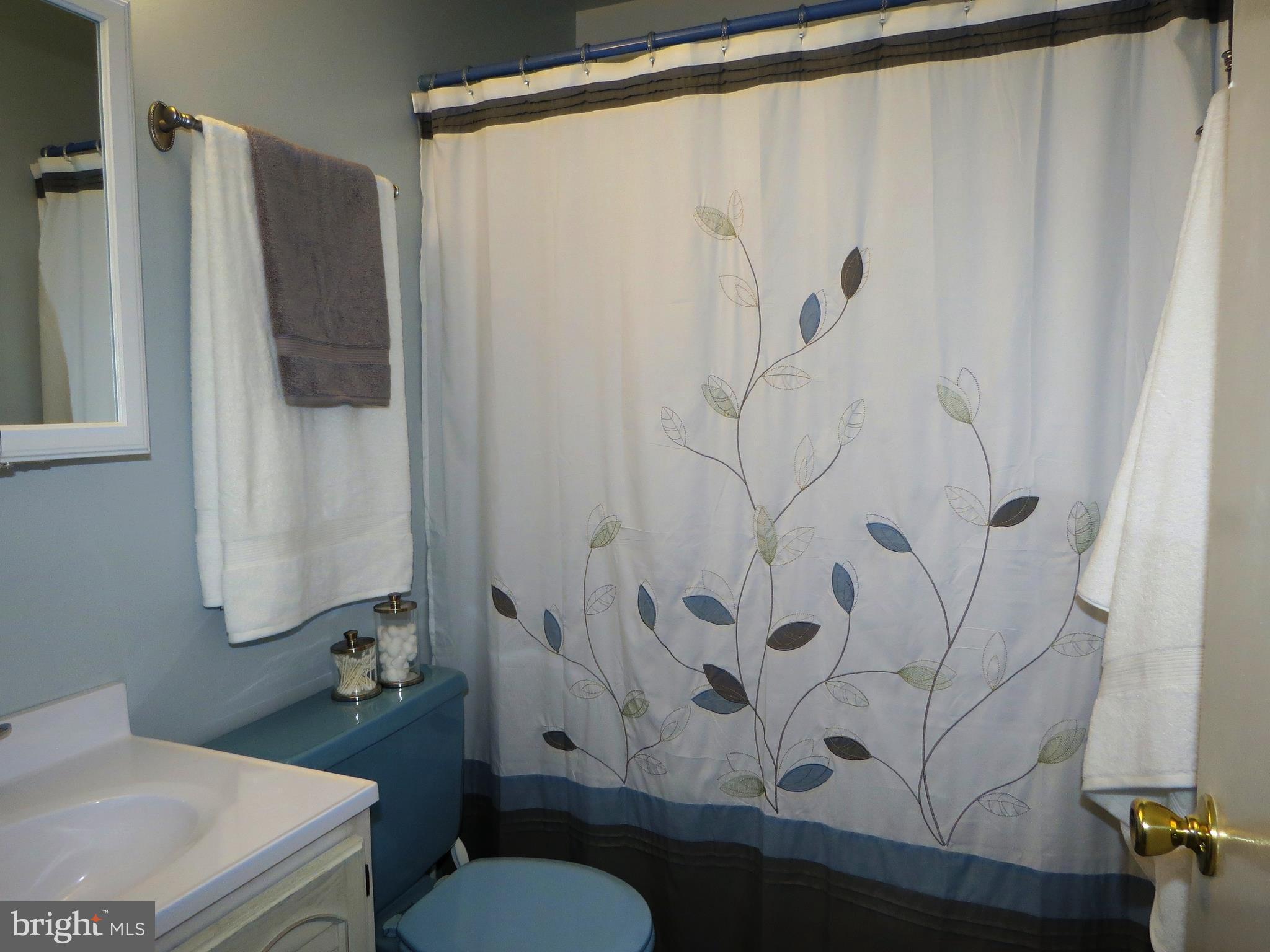 311 Highfalcon Road Reisterstown, MD 21136 - Photo 7 of 24 a bathroom with a toilet and a shower curtain