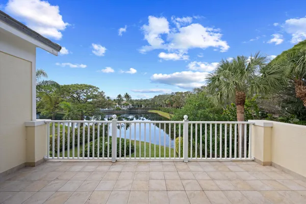 a view of a balcony