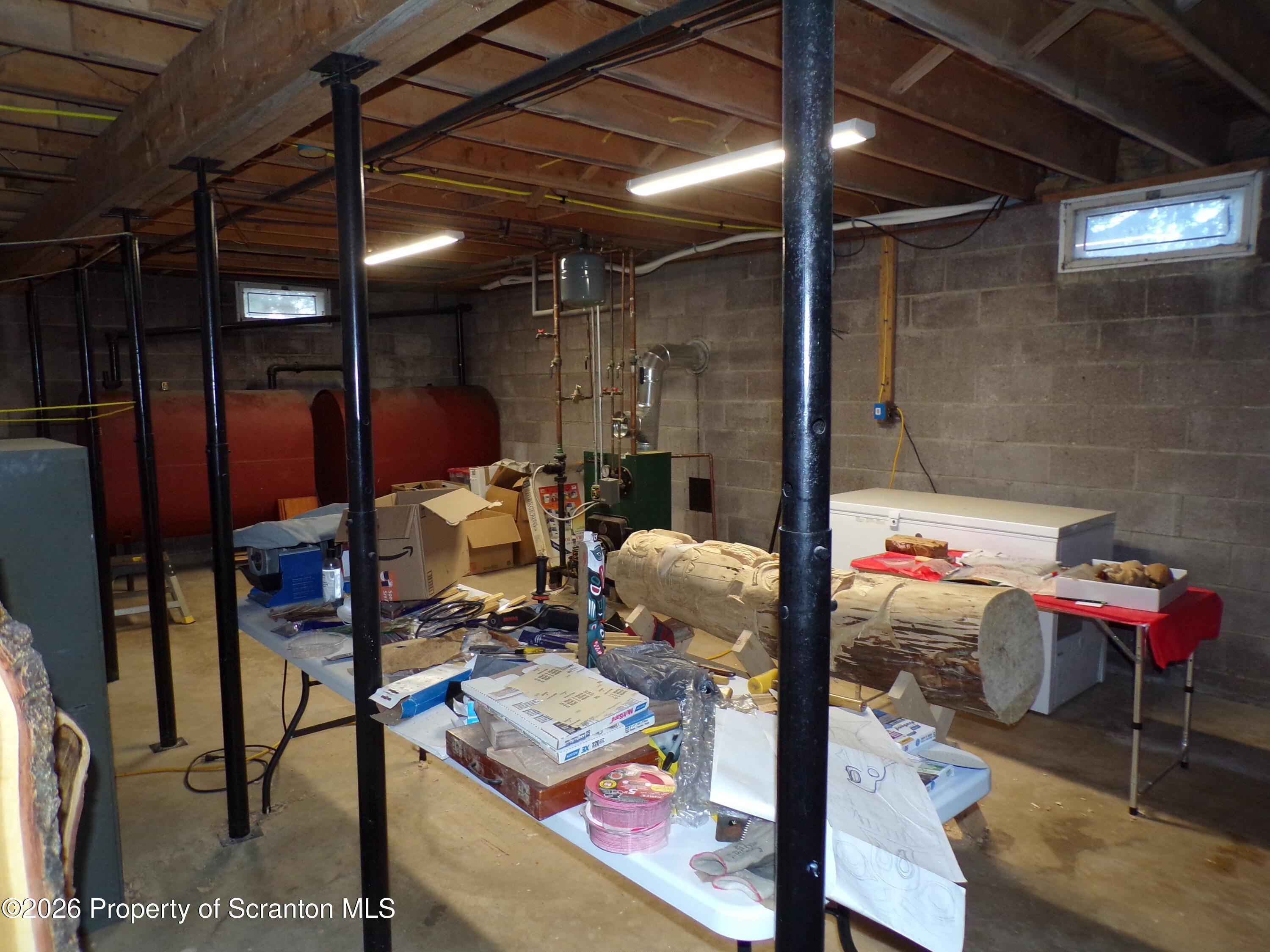 2590 Potter Hill Road Thompson, PA 18465 - Photo 29 of 43 a view of storage and utility room
