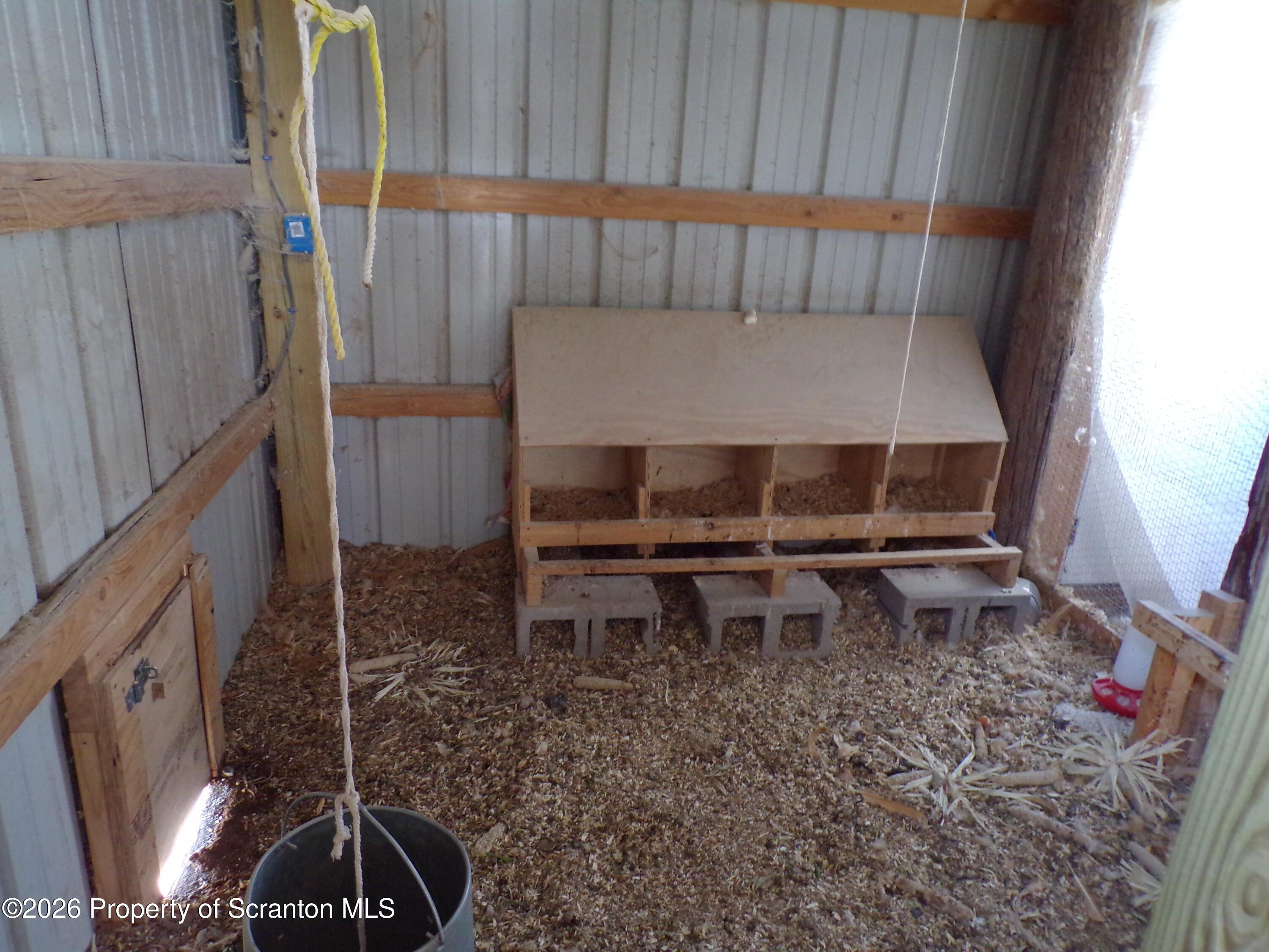 2590 Potter Hill Road Thompson, PA 18465 - Photo 5 of 38 Chicken coop interior