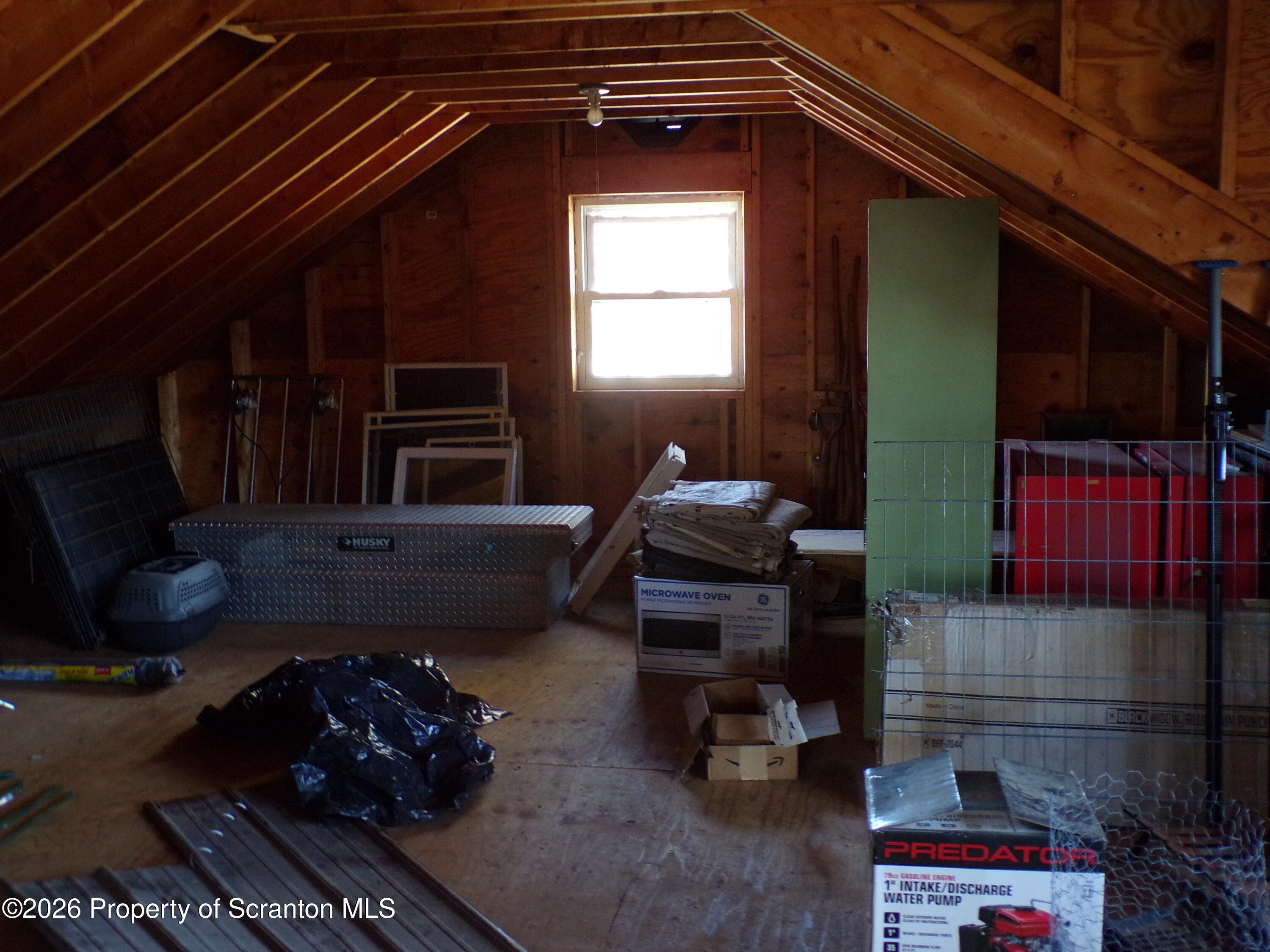 2590 Potter Hill Road Thompson, PA 18465 - Photo 7 of 38 Garage second floor