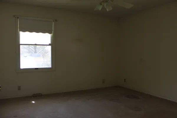 a room with a window