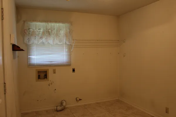 a bathroom with a window