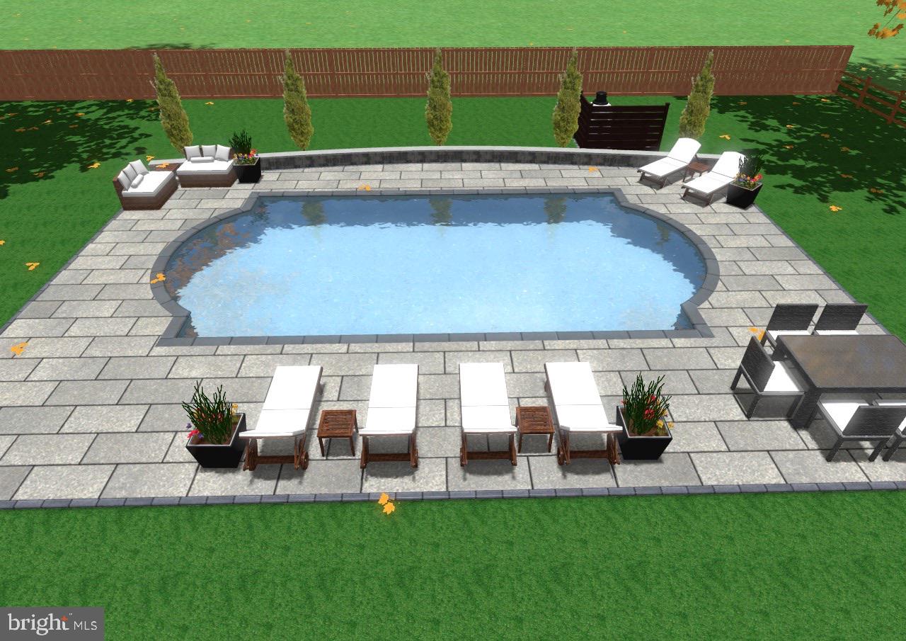 430 Clairemont Road Villanova, PA 19085 - Photo 32 of 35 Rendering of pool area