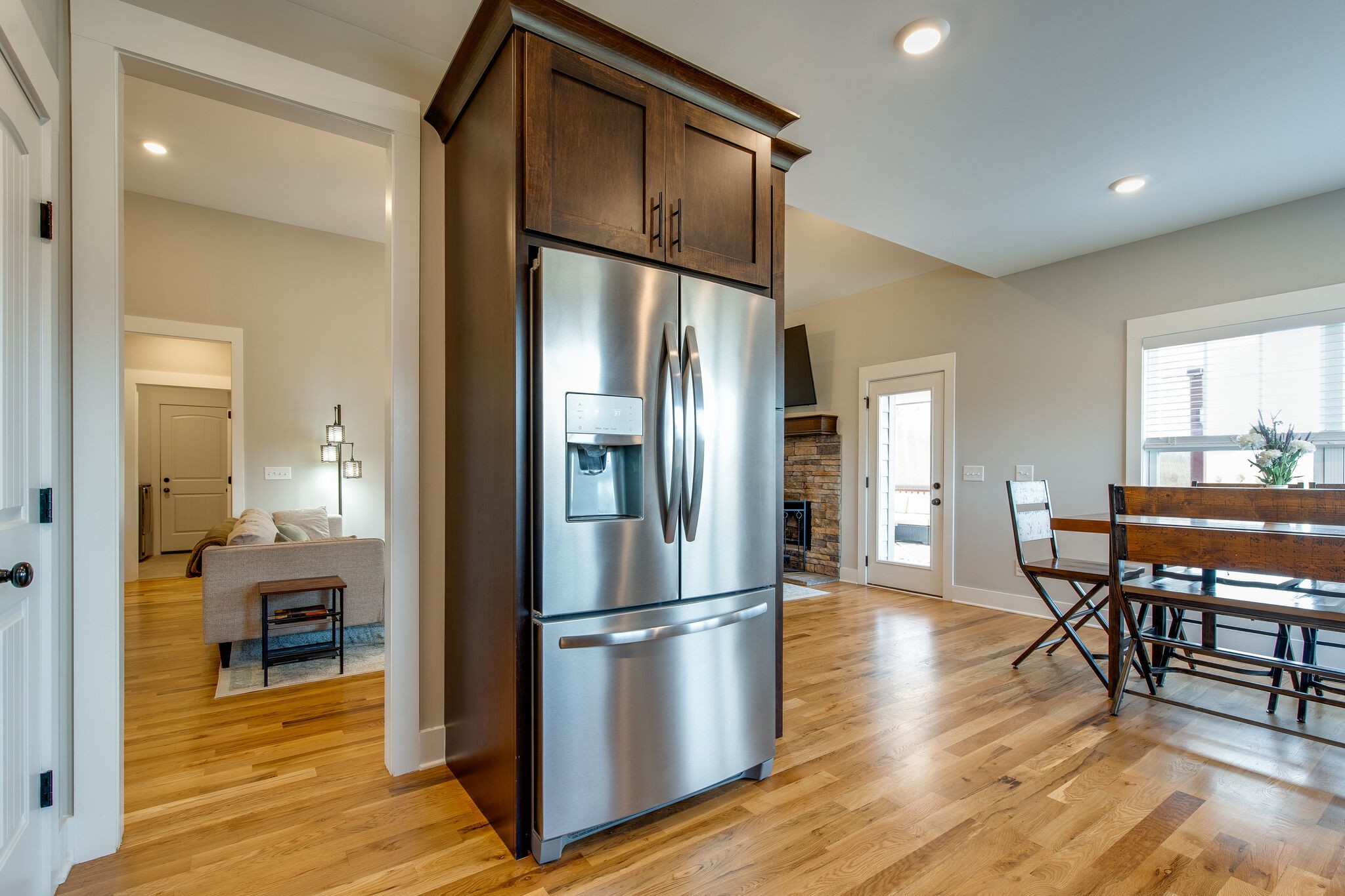 3188 Battle Creek Road Springfield, TN 37172 - Photo 11 of 49 a kitchen with stainless steel appliances granite countertop a refrigerator and a stove top oven
