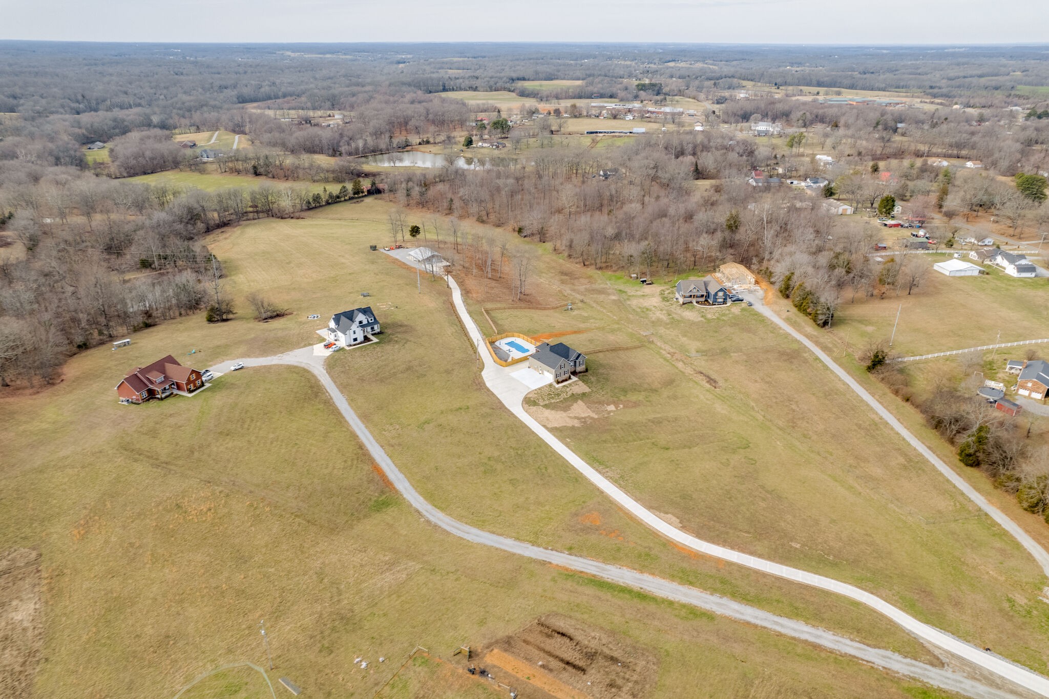 3188 Battle Creek Road Springfield, TN 37172 - Photo 46 of 49 an aerial view of a house