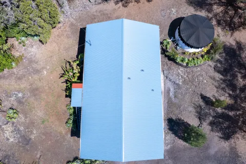 a house view with a outdoor seating space