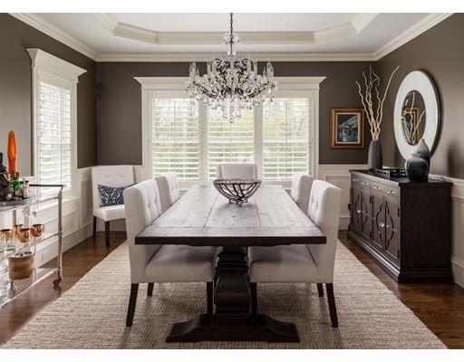 2 Cider Mill Lane Natick, MA 01760 - Photo 14 of 30 a view of a dining room with furniture window and wooden floor