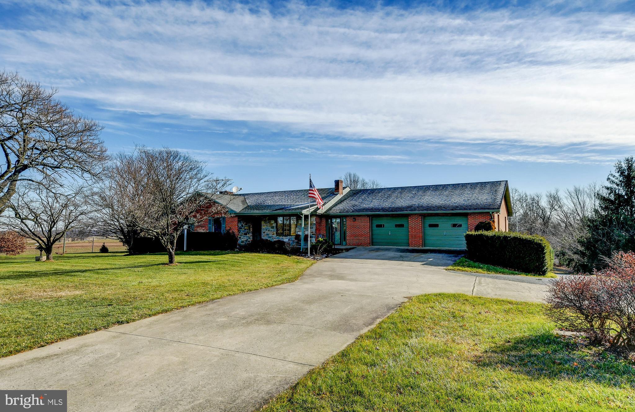 9 West McKinley Road Delta, PA 17314 - Photo 1 of 40 Large Stone & Brick Front Rancher on 2.19 acres