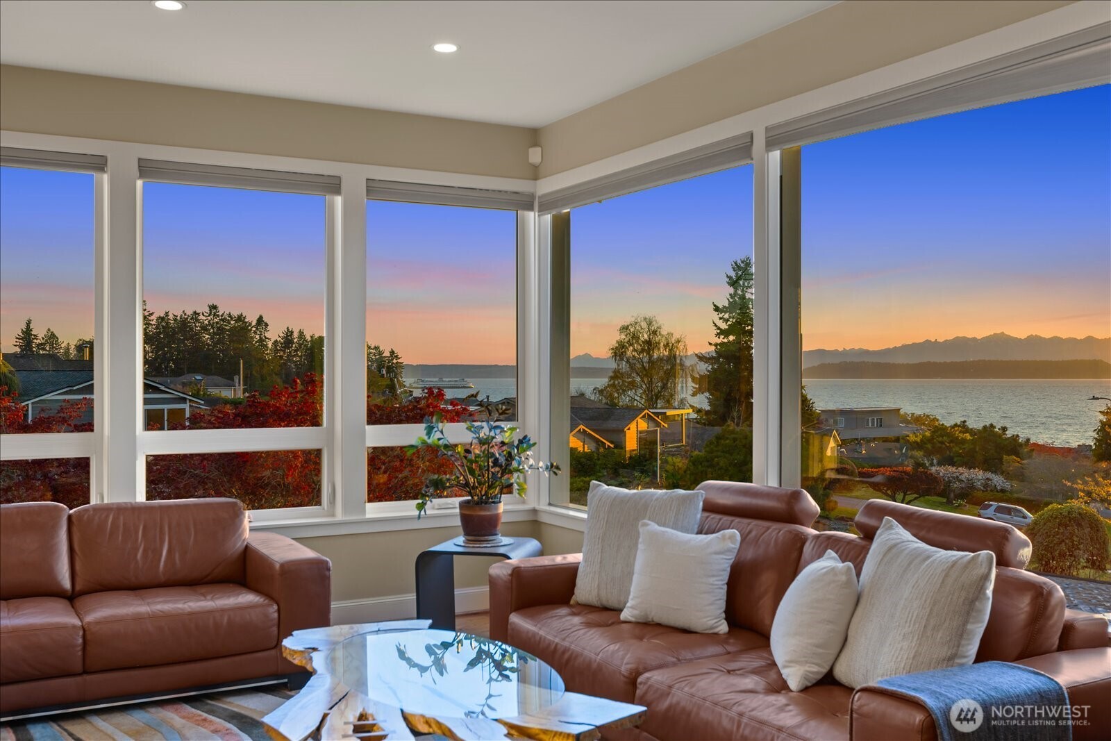 831 Northstream Lane Edmonds, WA 98020 - Photo 6 of 40 a living room with furniture city view and large windows