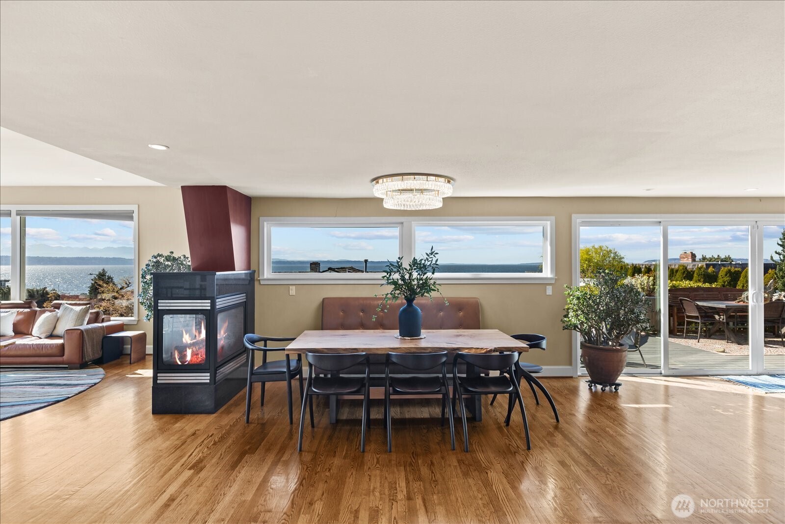 831 Northstream Lane Edmonds, WA 98020 - Photo 7 of 40 a view of a dining room with furniture window and wooden floor