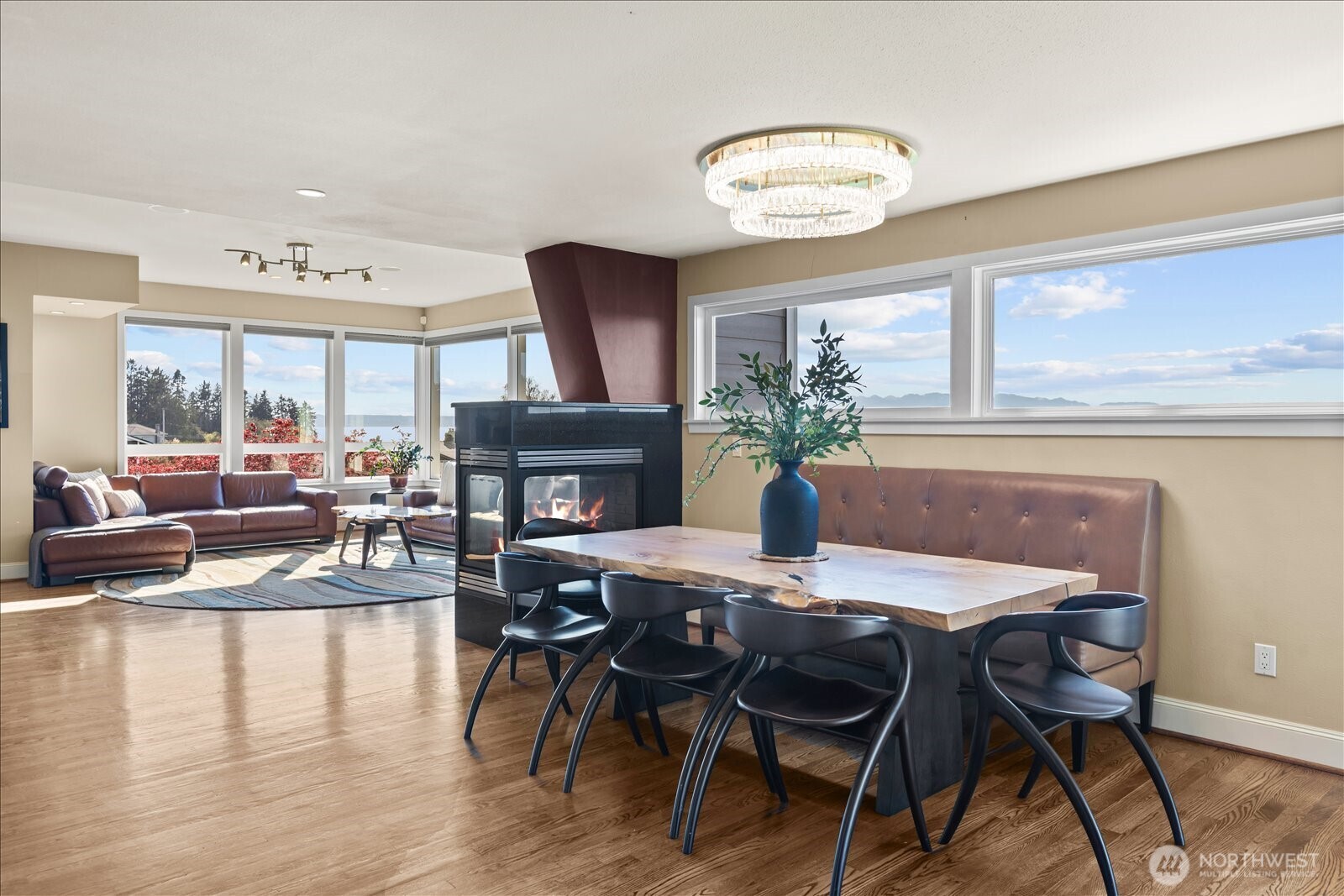 831 Northstream Lane Edmonds, WA 98020 - Photo 10 of 40 a view of a dining room with furniture window and wooden floor