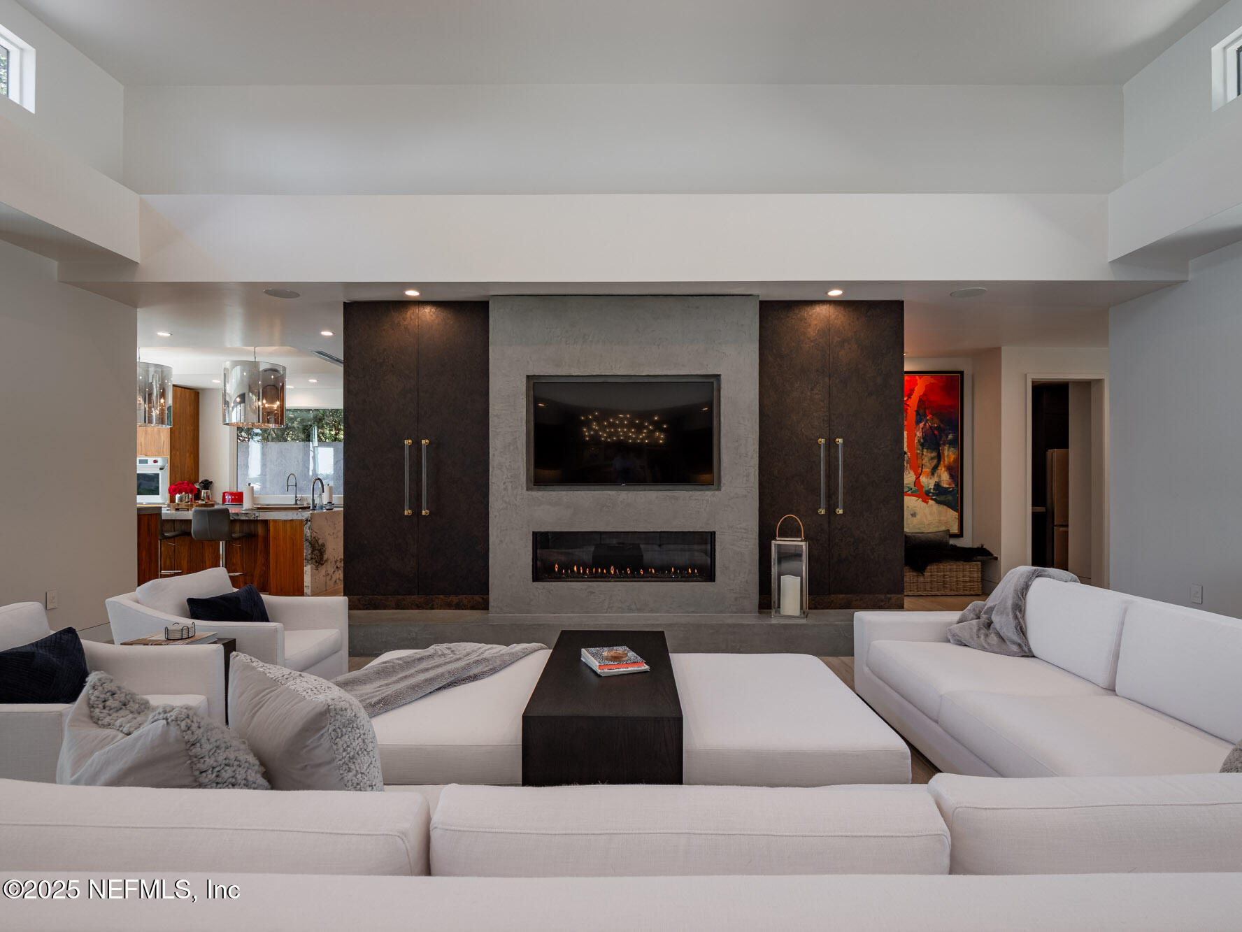 842 Fruit Cove Road St. Johns, FL 32259 - Photo 17 of 100 a living room with furniture and a flat screen tv