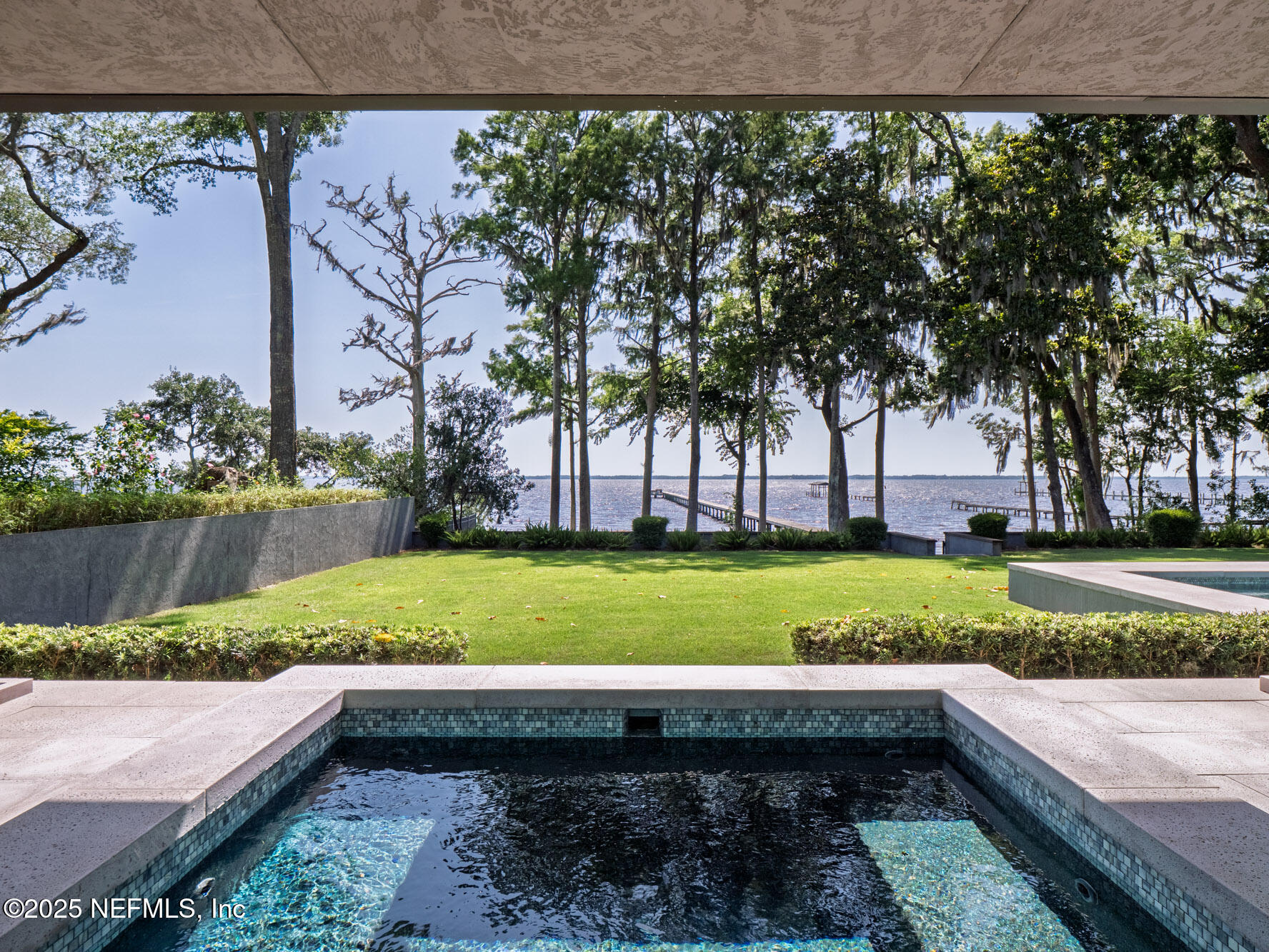 842 Fruit Cove Road St. Johns, FL 32259 - Photo 70 of 100 a view of swimming pool with a yard and plants