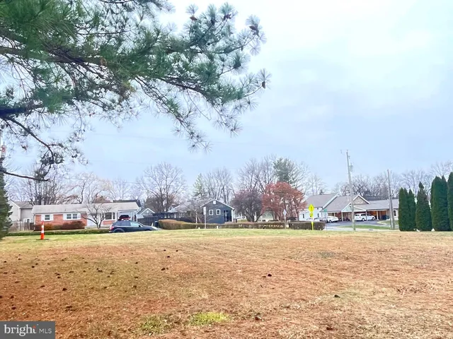 a view of street with houses