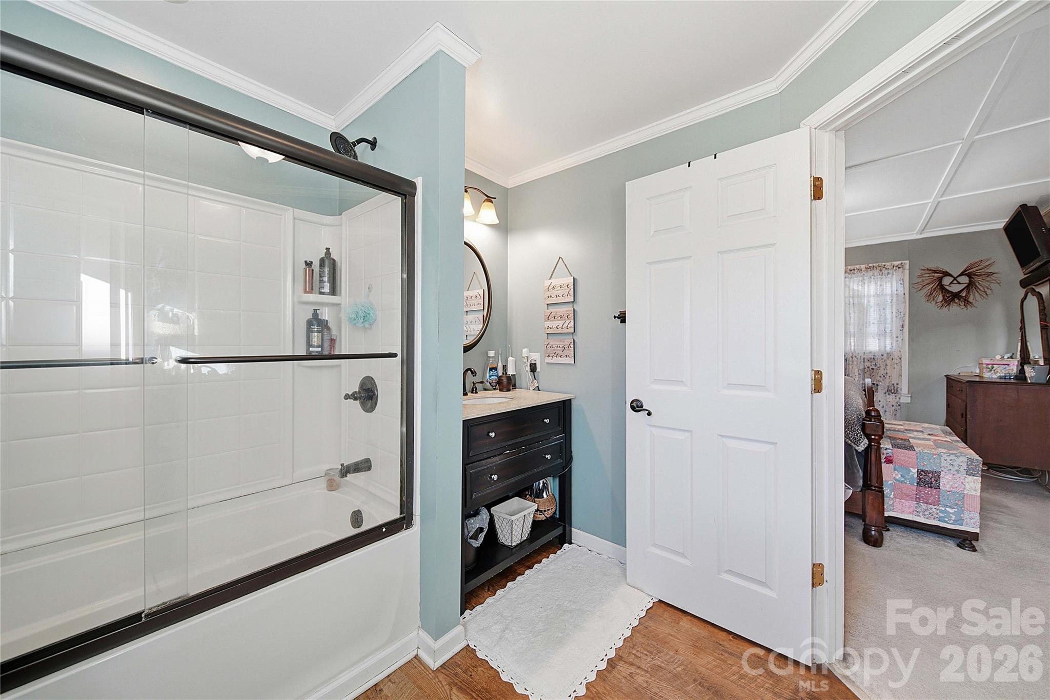 35 Boyden Street Badin, NC 28009 - Photo 12 of 36 a view of hallway with mirror and furniture