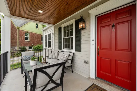 a view of an outdoor seating