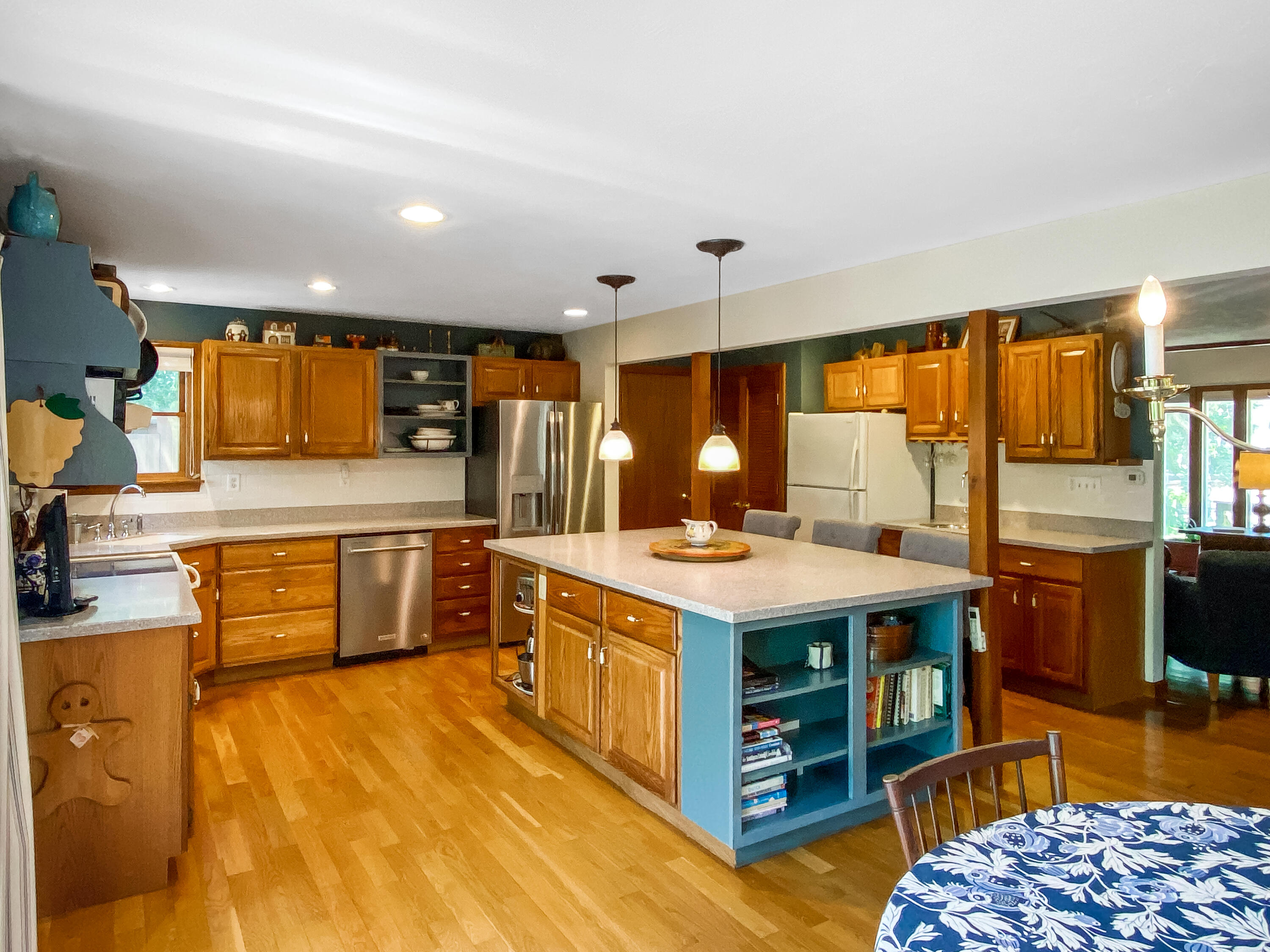 54 Marthas Road Edgartown, MA 02539 - Photo 11 of 30 a kitchen with a stove and a wooden floors