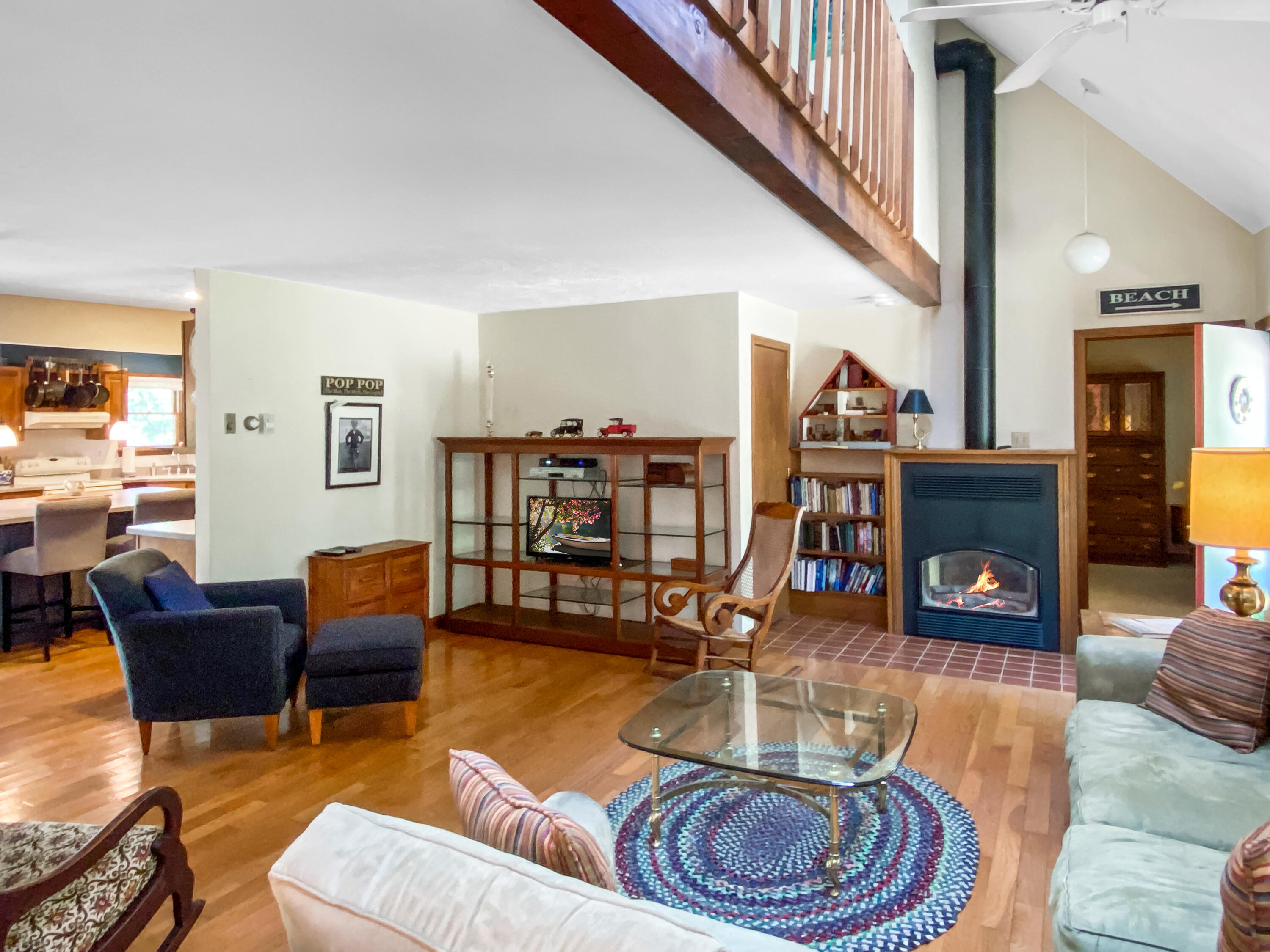 54 Marthas Road Edgartown, MA 02539 - Photo 9 of 30 a living room with furniture and a wooden floor