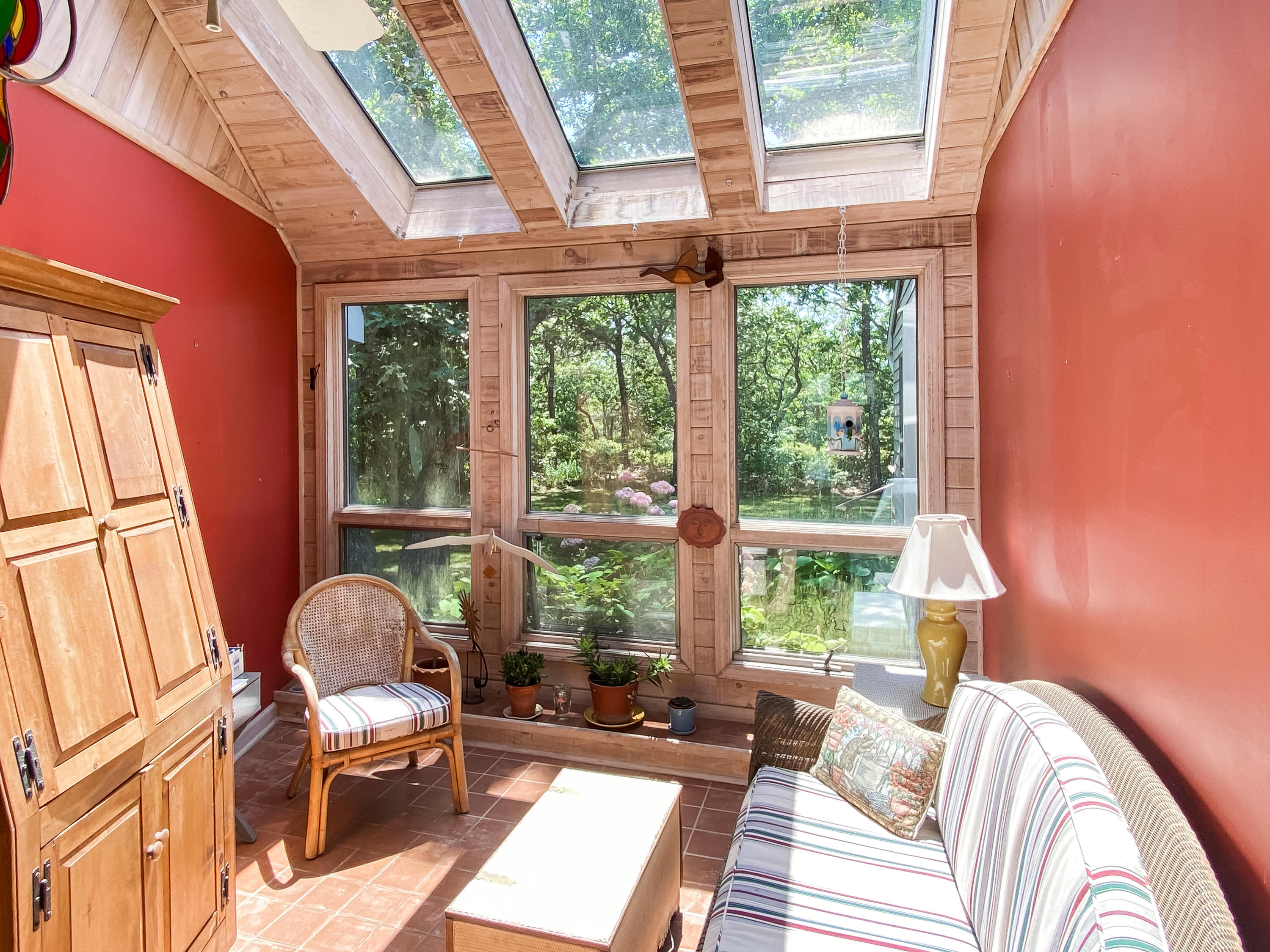 54 Marthas Road Edgartown, MA 02539 - Photo 10 of 30 a living room with furniture and a large window
