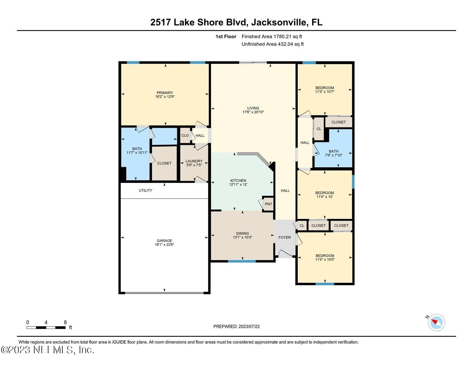 6185 Carlton Road Jacksonville, FL 32244 - Photo 28 of 28 Floorplan