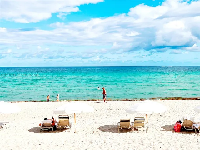 a view of a building with pool