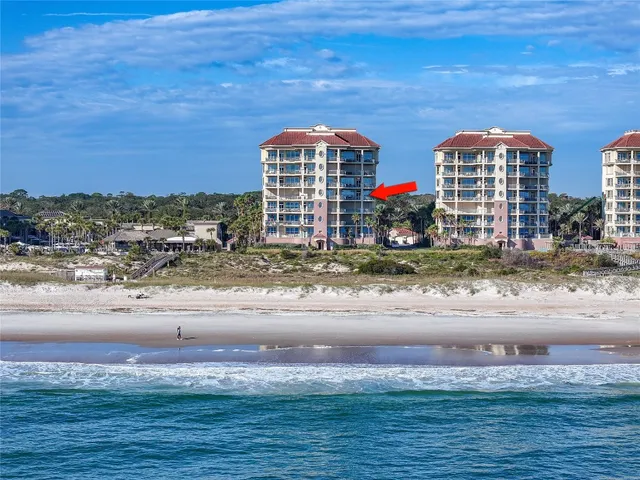 a view of a big yard next to a building