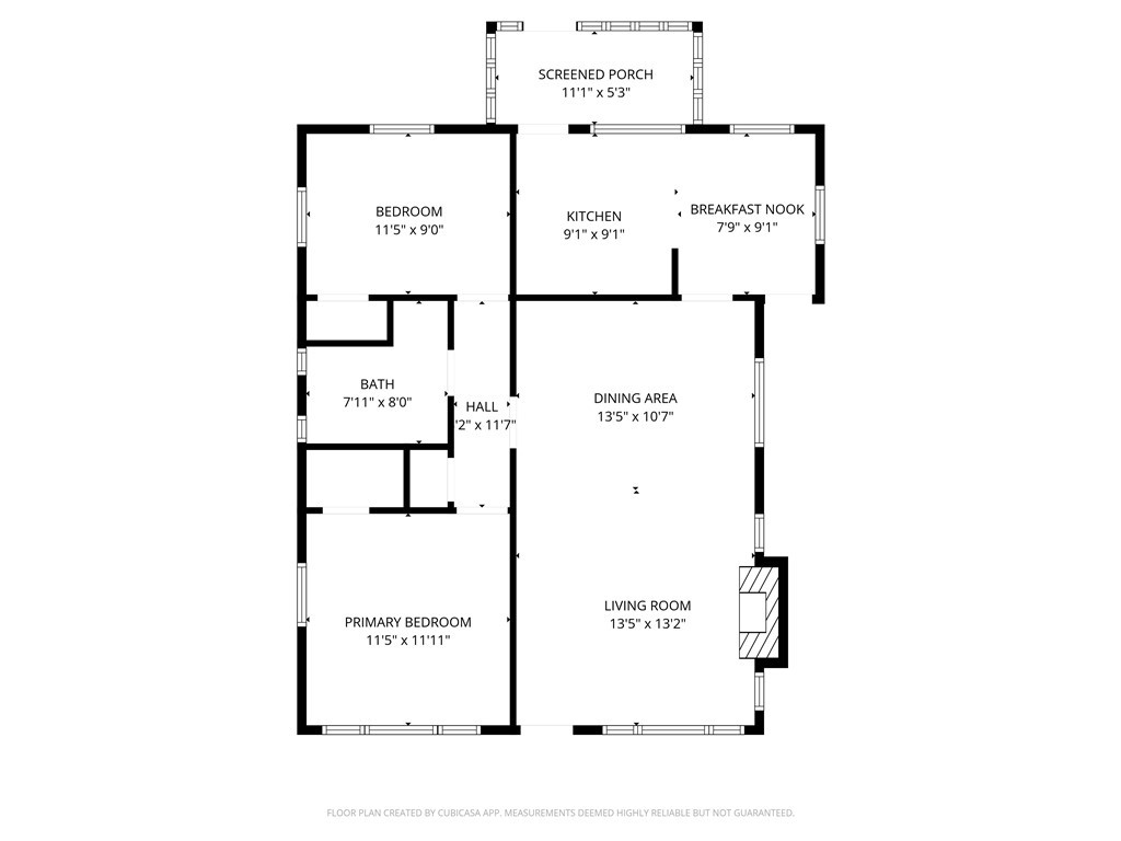 4045 Elmwood Court Riverside, CA 92506 - Photo 18 of 18 Floorplan and measurements of 4045 Elmwood Court.