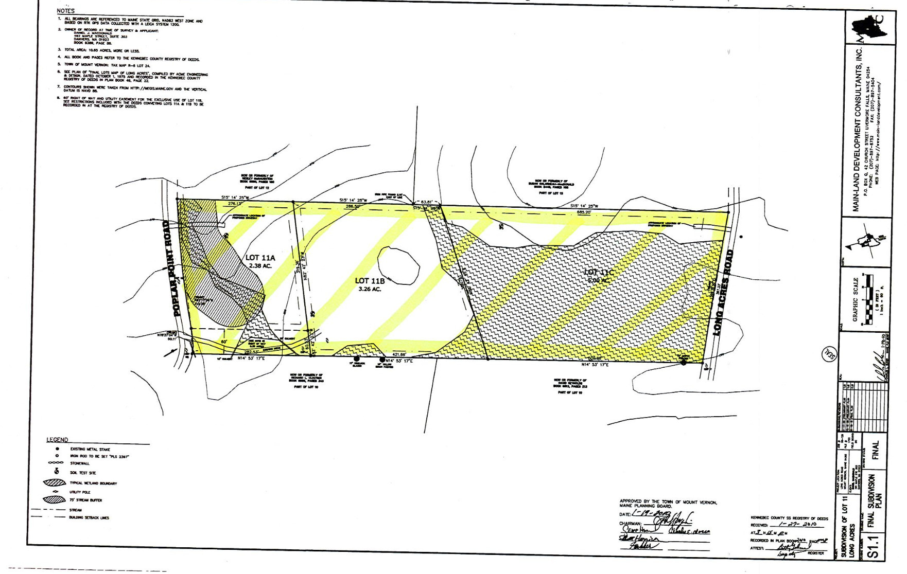 89 Poplar Point Road Mount Vernon, ME 04352 - Photo 50 of 113 2010 SURVEY