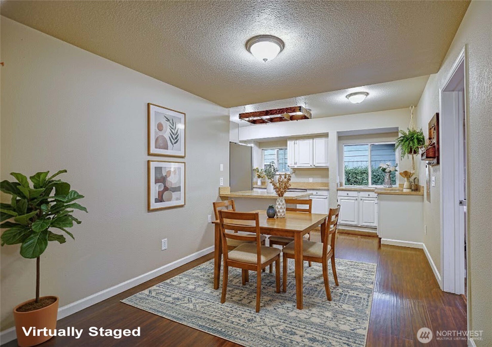 208 West Galena Street Granite Falls, WA 98252 - Photo 12 of 40 a view of a dining room with furniture window and wooden floor
