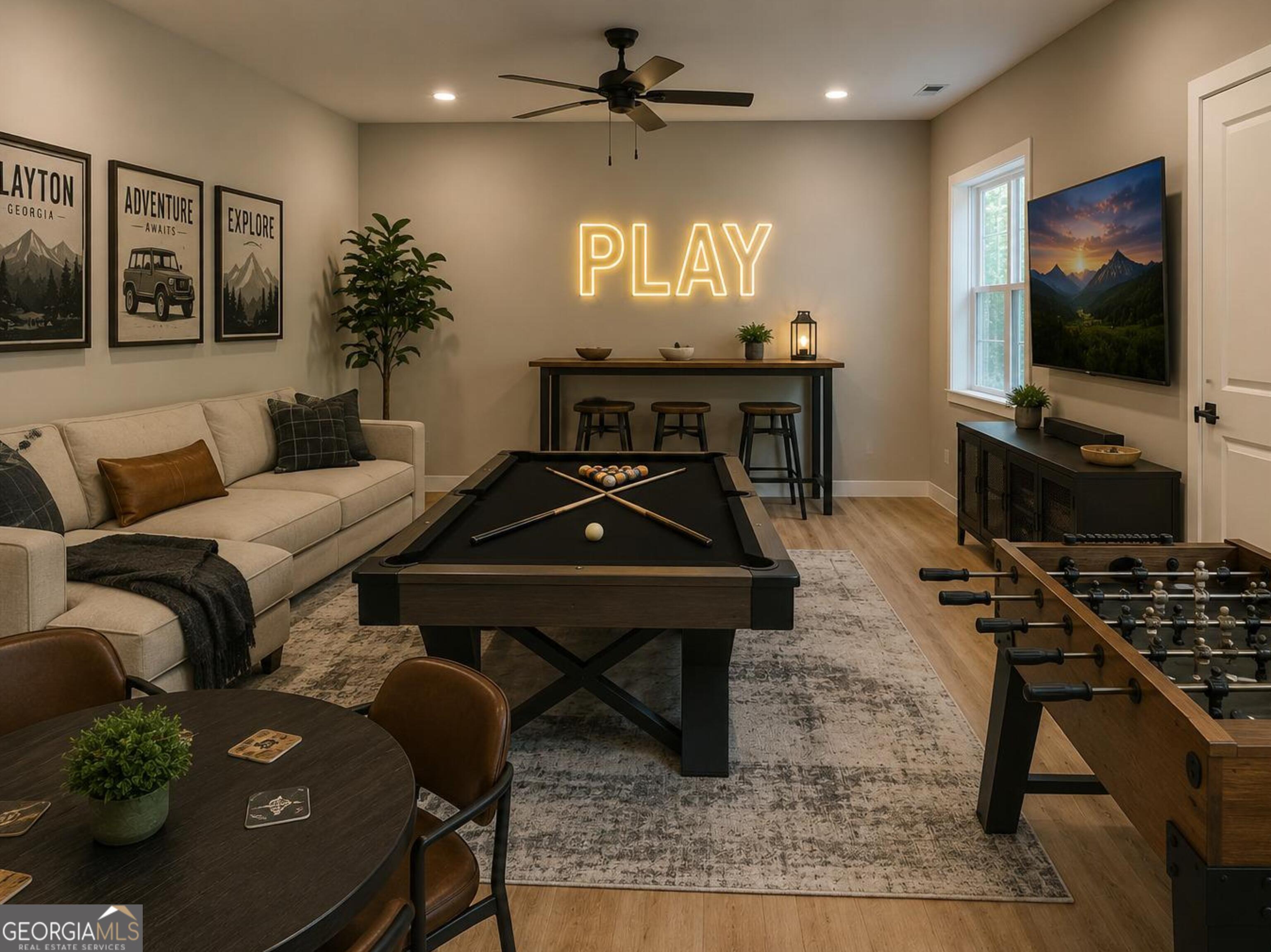 673 Autumn Ridge Drive Clayton, GA 30525 - Photo 13 of 18 first floor game room option- virtually staged