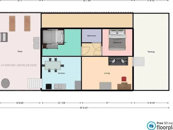 $2,800 | 11221 Northeast 9th Avenue, Biscayne Park, FL 33161