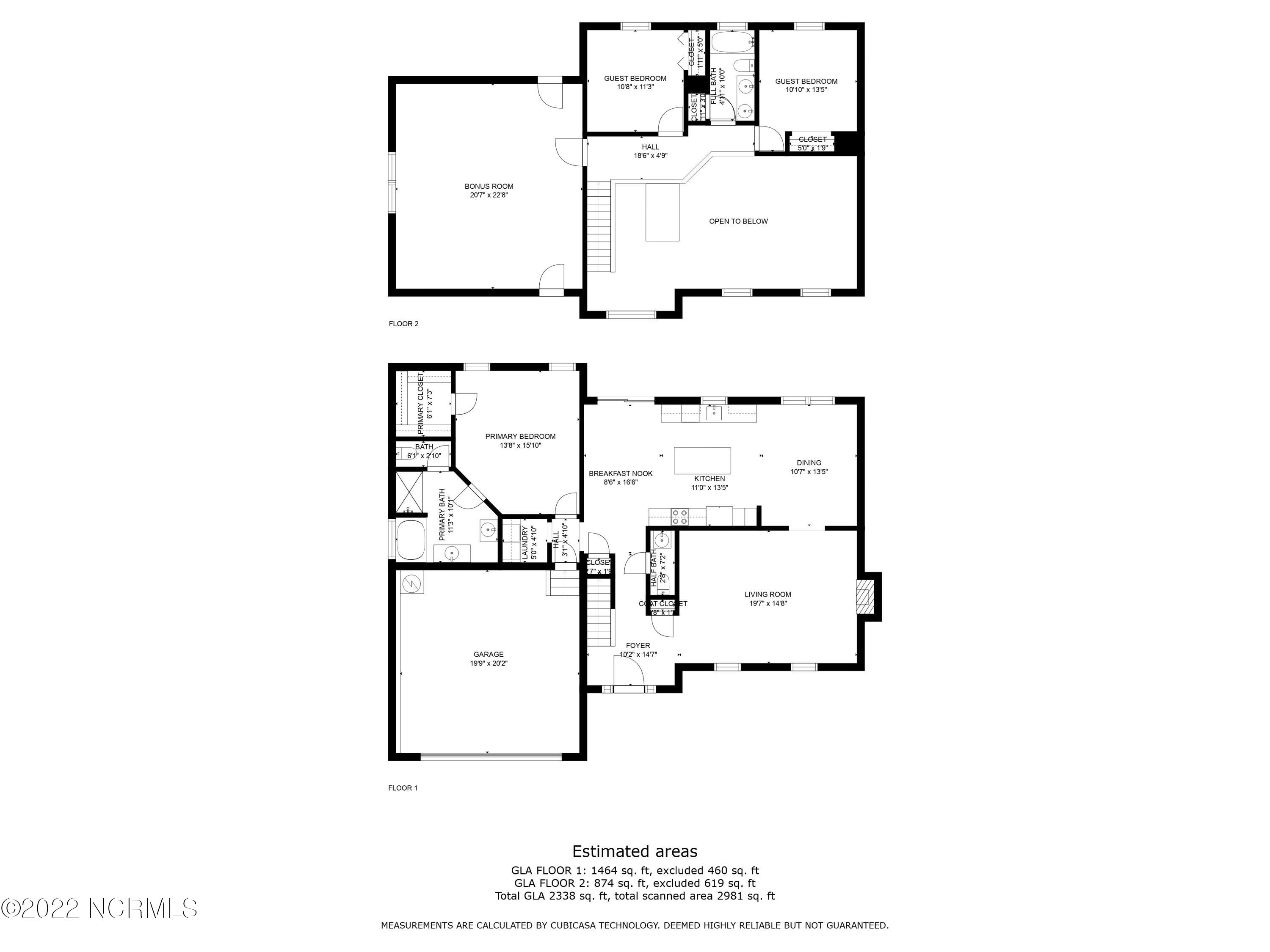 215 Target Lane Hubert, NC 28539 - Photo 57 of 59 1-all_floors_dimensions_215_target_ln___