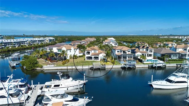 a view of a city and an ocean view